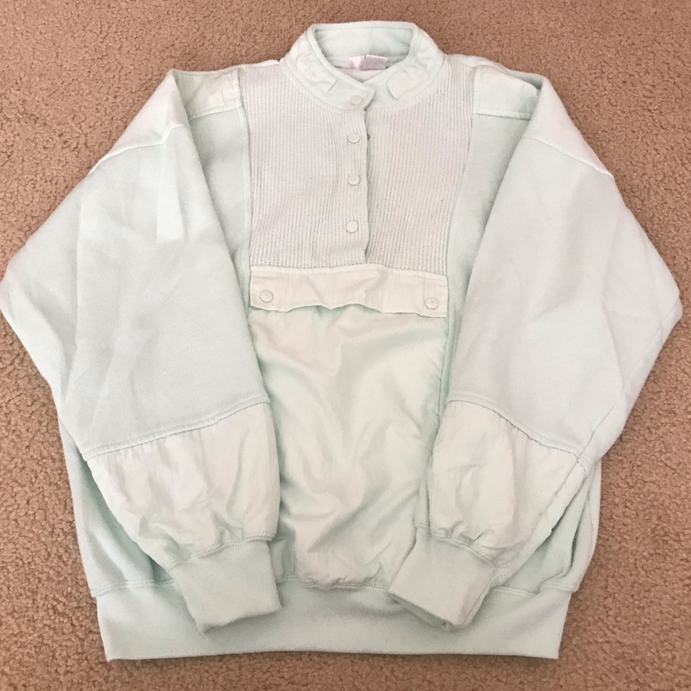 PASTEL MINT GREEN LAVON SWEATER 💚